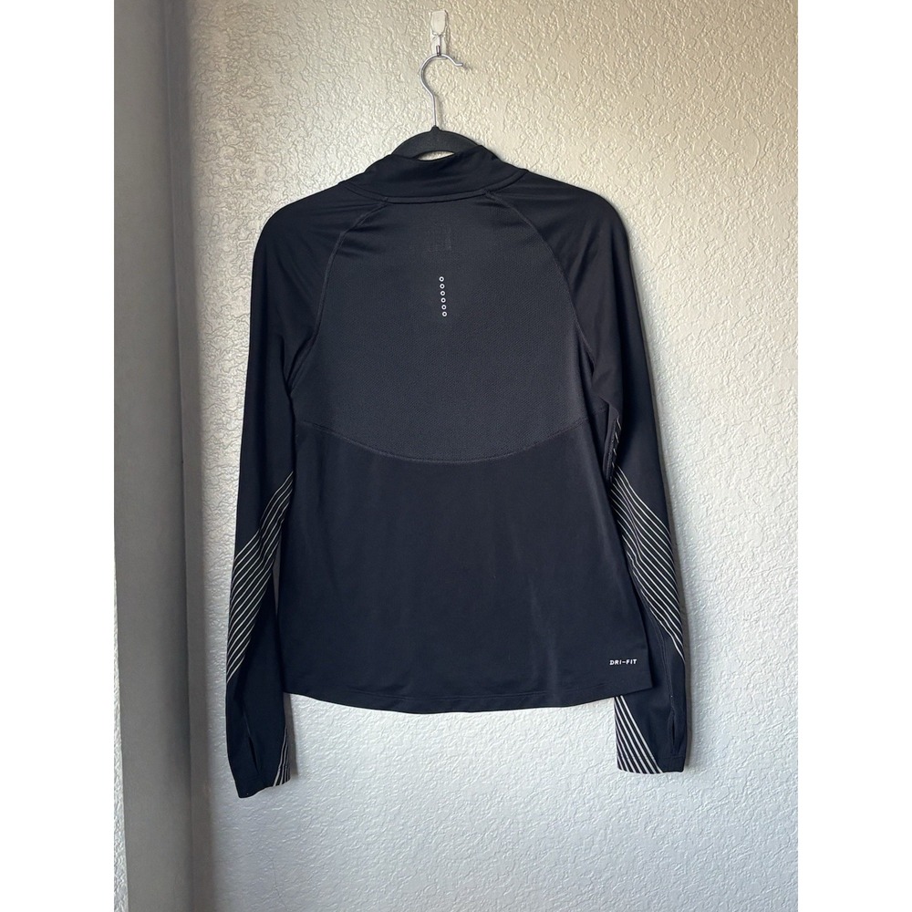 NIKE DRI-FIT Size S Women's 1/2 Zip Stand Collar Fitted Athletic Pullover - Picture 10 of 12